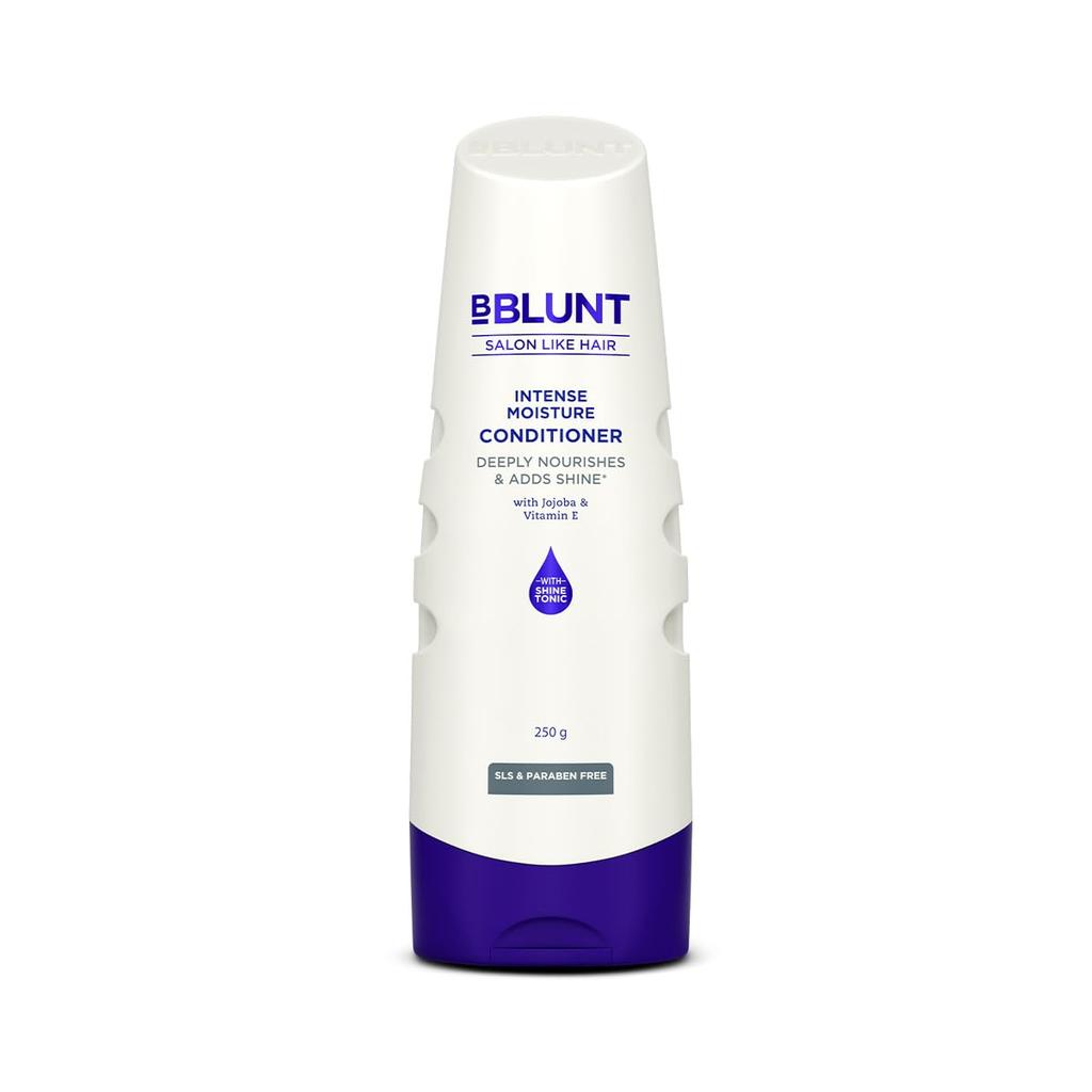 BBLUNT Intense Moisture Conditioner 250 g With Vitamin E Jojoba For Dry Frizzy Hair Care