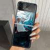 Jujutsus Gojo Satoru Harte PC-Handyhülle Für Samsung Galaxy Z Flip 6 5 4 3 Schwarze Hülle ZFlip6 Flip5 Flip4 5G Faltbare Print-Hüllen