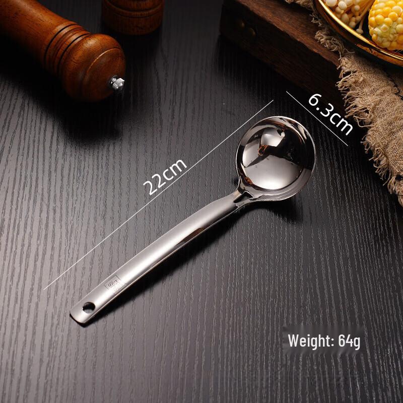 Stainless Steel Soup Ladle & Skimmer Set