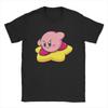 Kirbys T-shirt Giapponesi Retrò Uomo Donna Nostalgia Infanzia ACT Gioco Fantastico T-shirt in Puro Cotone Maglietta Girocollo Abbigliamento