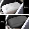Armrest Cover for 2015-2018 Ford Focus(Black),Waterproof Durable Leather Center Console Cover for Ford Focus 2015 2016 2017 2018 Accessories