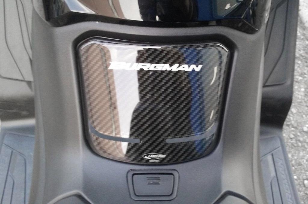 labelbike 3D Sticker Footboard Protection for Scooter SUZUKI BURGMAN 400 2017-2023