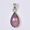 Natural Opal Pendant 15 ct Monarch 925 Sterling Silver Pear Cut Gems October Birthday Birthstone