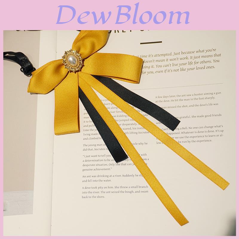 Korean Style Womens Bow Tie With Water Diamond Embellishments For Office Casuals