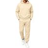 Ensemble Sweat à capuche Sweatshirt Homme Couleur Tenue Décontractée Deux Pièces pour Printemps et Automne