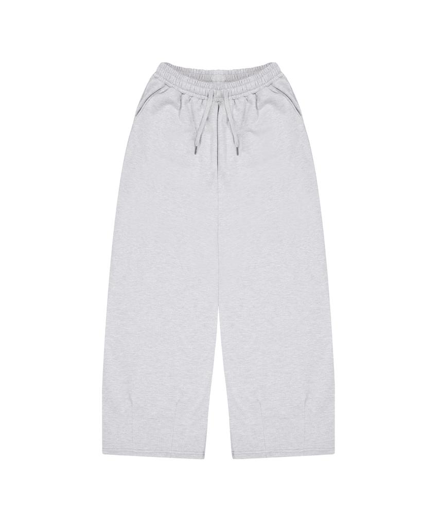 STANDARDERROR [All Seasons Or Fleece-Lined] 87-Stan271 Curved Hem Wide Loose Fit Sweatpants (4 Colors)