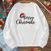 Damen Kapuzenpullover & Sweatshirts Weihnachten Dicker Samt Rundhals Kapuzenpullover Winter Warm Pullover Lässiger Sweatshirt