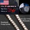 Dropshipping Pass Diamond Tester D Color VVS1 Moissanite Tennis Bracelet 925 Sterling Silver Jewelry Moissanite Fashion Bracelet