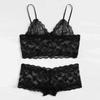Sexy Women Lace Bra Briefs Lingerie Underwear Pajamas Camisole Sleepwear Set