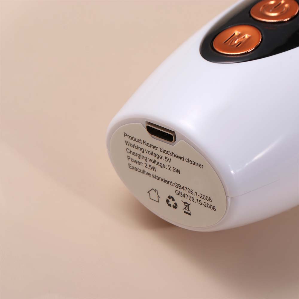 USB Rechargeable Blackhead Remover Water Cycle Blackhead Vacuum Cleaner Pore Treatment