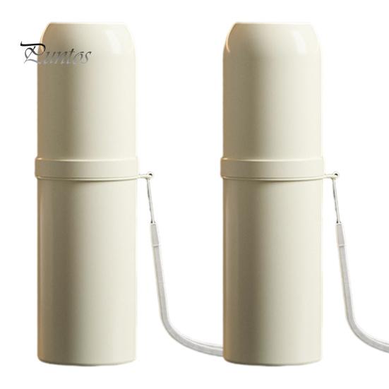 

2 шт. портативная чашка для зубной щетки большой емкости съемная современная минималистичная дорожная зубная паста стакан для зубных щеток контейнер дорожные принадлежности белый