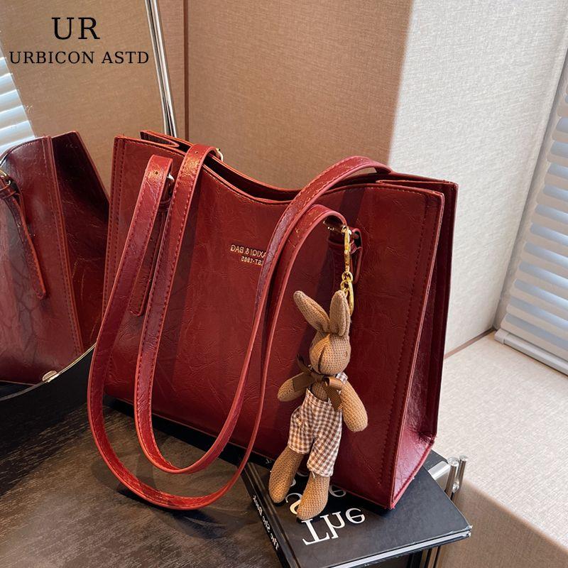 

Fancy Red Bag Female Wedding 2025 New Arrival Large Capacity Totes Daily Available Super Hot Bridal Wedding Bag Red with ornaments