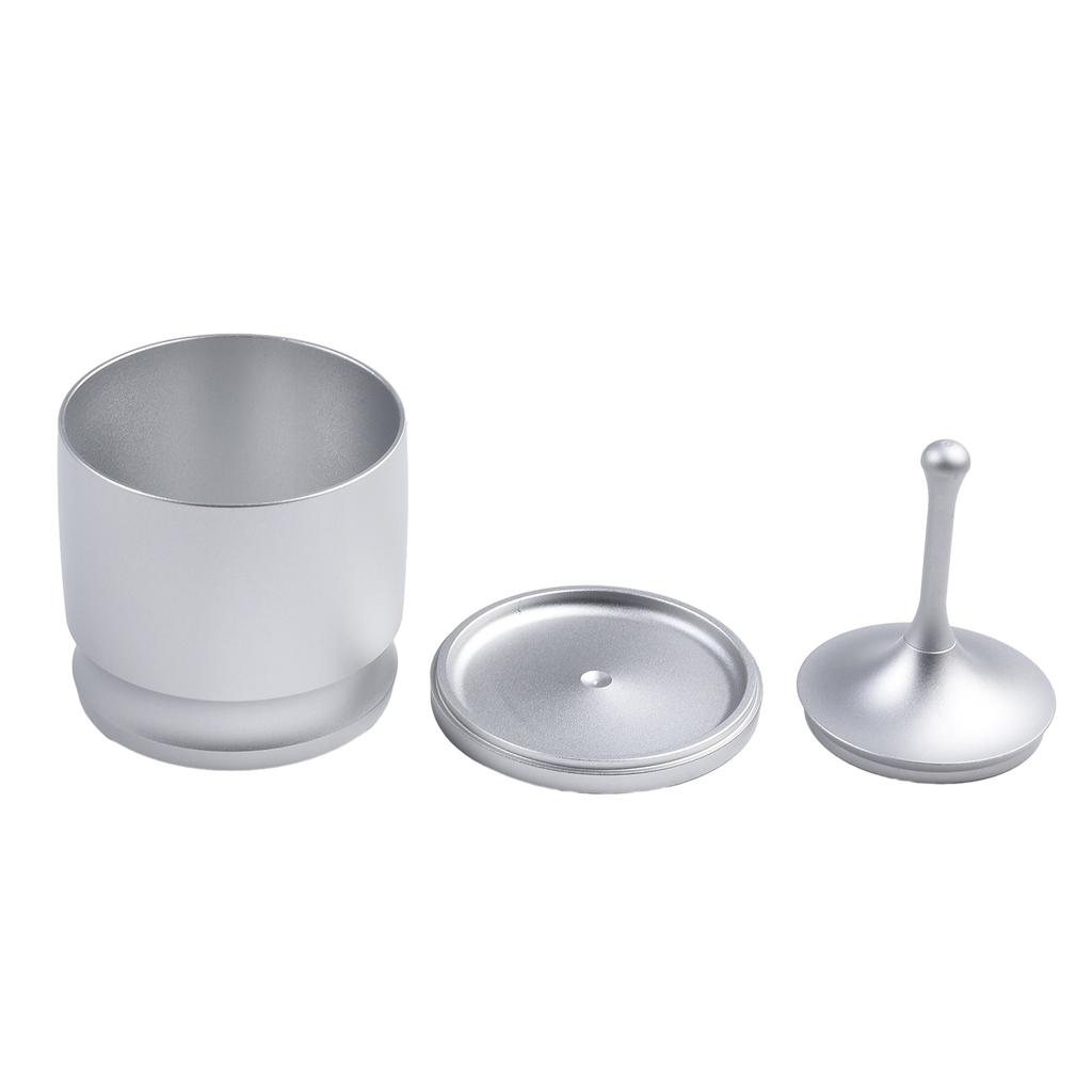 Dosing Cup with Lid 58mm Coffee Filter Holder Made of Aluminum Alloy Compatible with Espresso Machine Accessories
