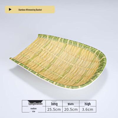 Chinese Style Imitation Bamboo Weave Melamine Plate