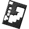 Compatible with Carbon Fiber Center Control Gear Shift Panel Trim Cover Interior Accessories for Toyota 4Runner SUV 2010-2024(1PCS Black)