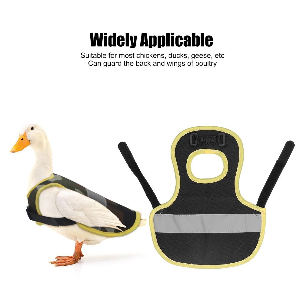 Easy Clean Poultry Harness Vest Nylon Hen Reflective Vest Warm Chicken Harness Vest  Hen