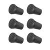 6pcs set Replacement Outdoor Trekking Hiking Pole Tip End Walking Stick Cap Cover Protector