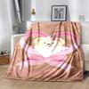 1pc, Duffy (12) Cozy Flannel Throw Blanket Perfect Gift for Bedroom, Living Room, Travel, Camping, Car