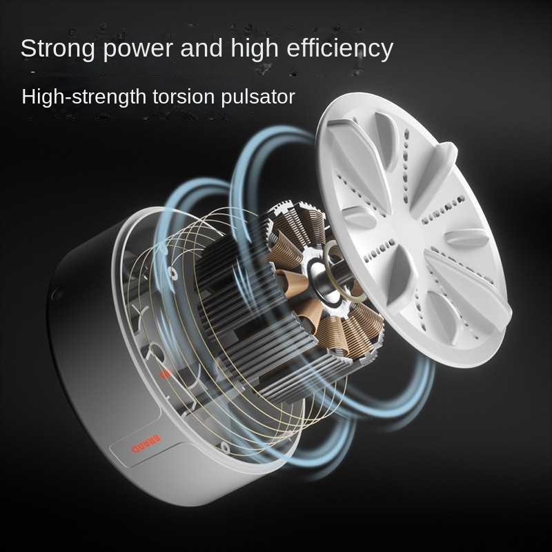 Mini Washing Machine 3 Gear Timing Portable Rotating Turbine Washing Machine Underwear Socks Baby's Clothes Washing Machine