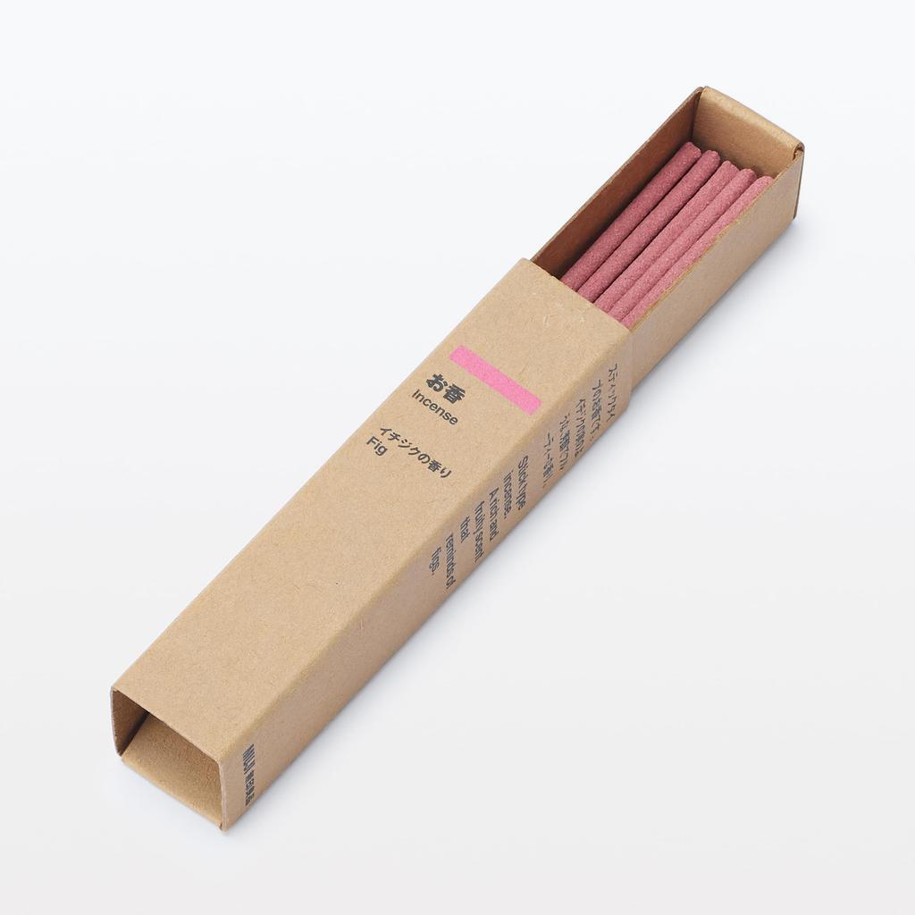 MUJI Fig Scented Incense x x 12 12826477 Sticks, 1.8 1.8 7.9 cm, sticks,