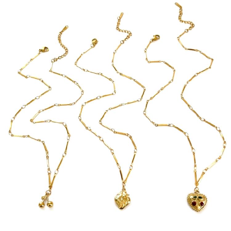 Stylish Pendant Necklace Adjustable Clavicle Chain Lightweight Chain Everyday Jewelry Gift for Girls Friend Family