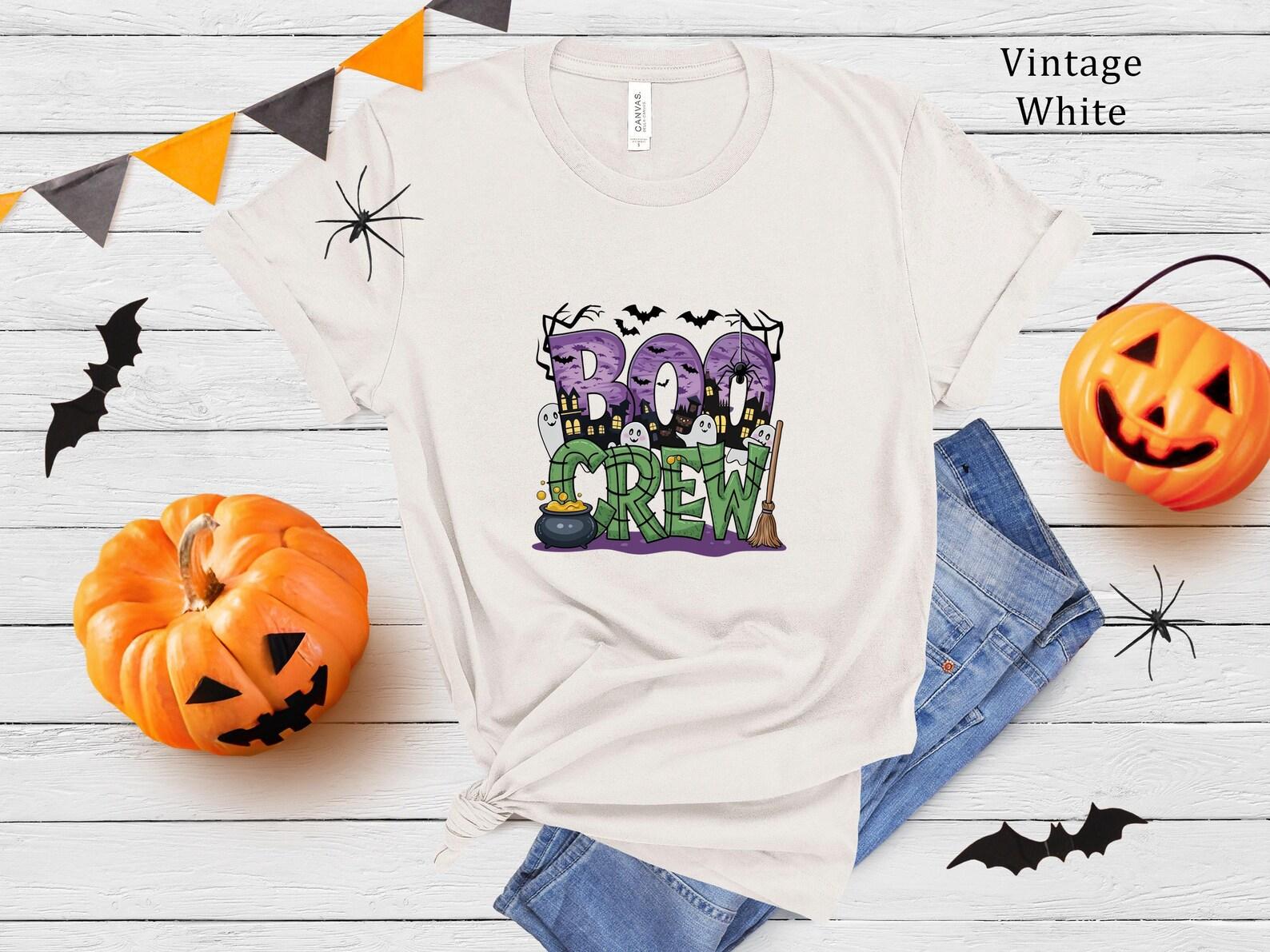 Boo Crew Halloween T-Shirt | Spooky Season Tee XL