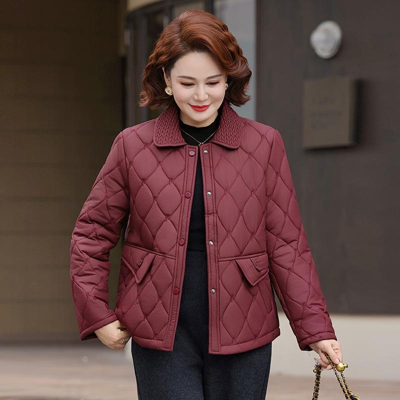 Autumn and Winter Down Padded Jacket Top Small Padded Jacket Winter Padded Jacket Embroidered Padded Jacket