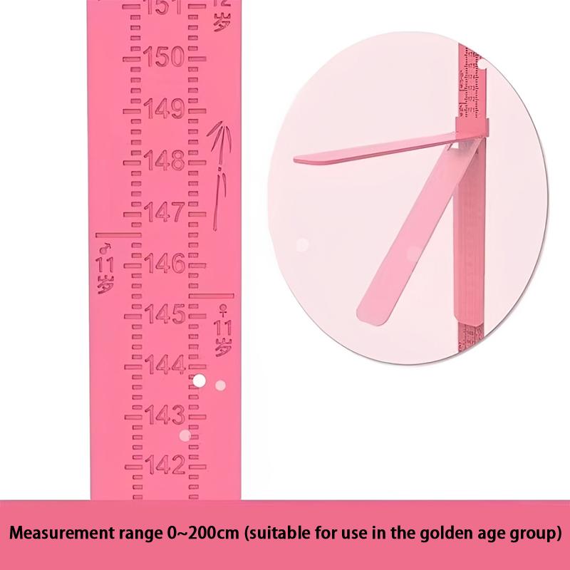 Children s Height Height Measuring Tool Measuring  Device Wall Sticker Ruler Baby Height Measuring Rod Accurate Home Ruler розовый