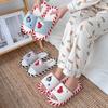 Leaky Toe Home Slippers, Four-season Breathable and Sweat-absorbing Indoor Home Non-slip and Silent Korean Version, Less Cotton Drag Summer