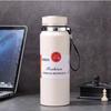 Large capacity 316 stainless steel thermal insulation outdoor portable cup car rope water cup girls thermos cup