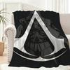 Assassin's Creed Game Throw Lightweight 240g Flannel Blanket Soft Skin-friendly for Summer Cooling