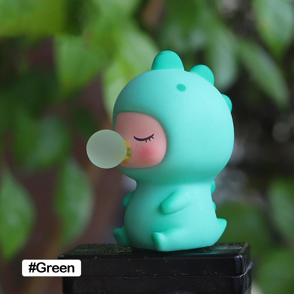 

Автомобильная милая утка с пропеллером в виде шлема, ветрозащитная волнорезная утка, автомобильные аксессуары, игрушки для интерьера без огней для мотоцикла, мотора зелёный