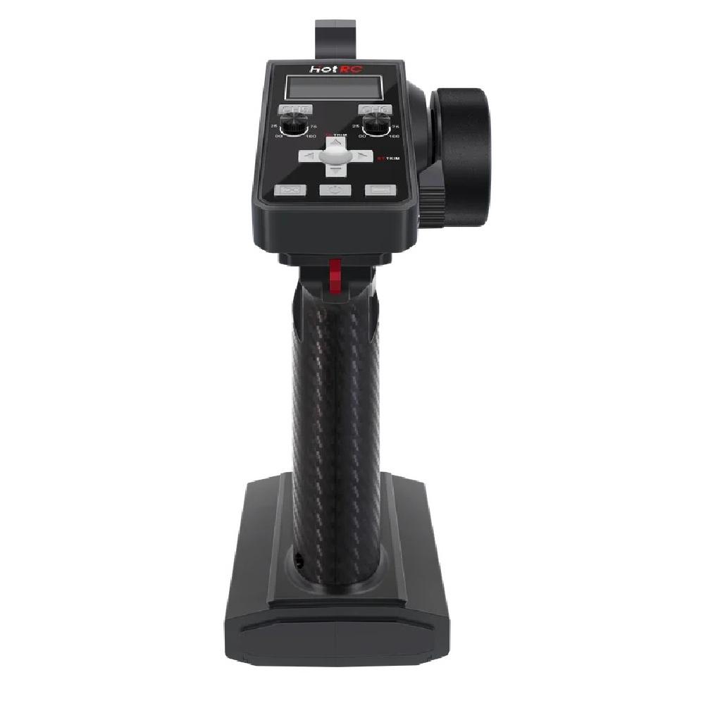 HOTRC CT-6A 2.4GHz 6CH 6 Channels One-handed Control Radio Transmitter Remote Controller For RC Toy Car Boat Drone Parts