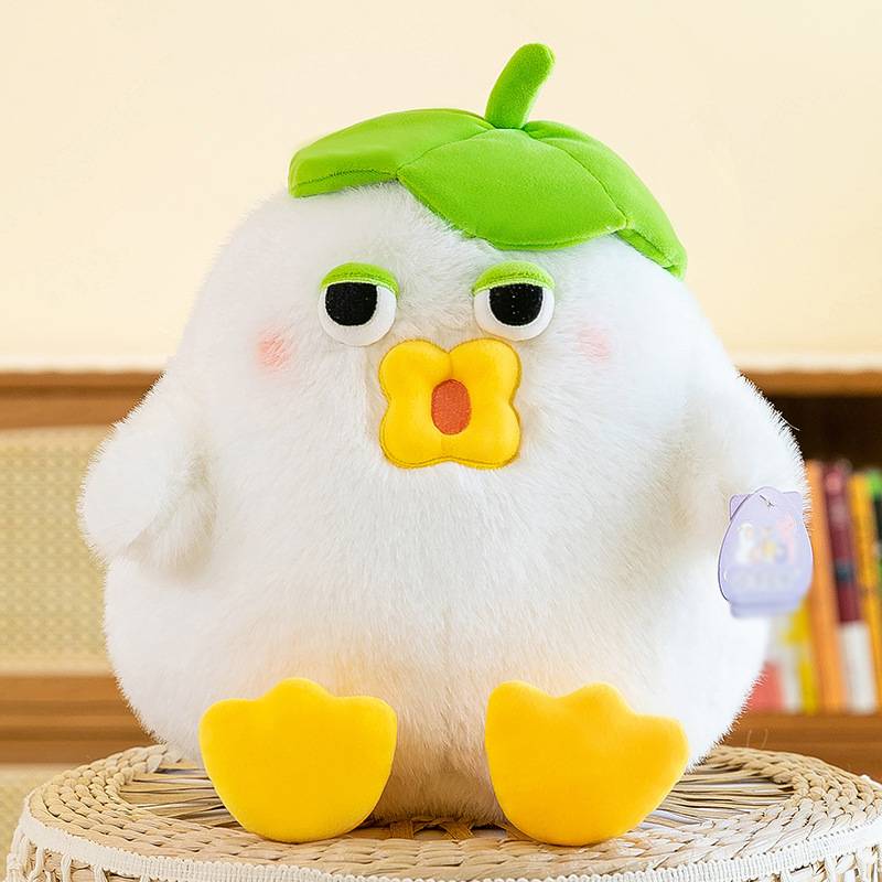 Lotus Chicken Leaf Plush Toy Doll Pillow Funny Expression Children Gift Birthday