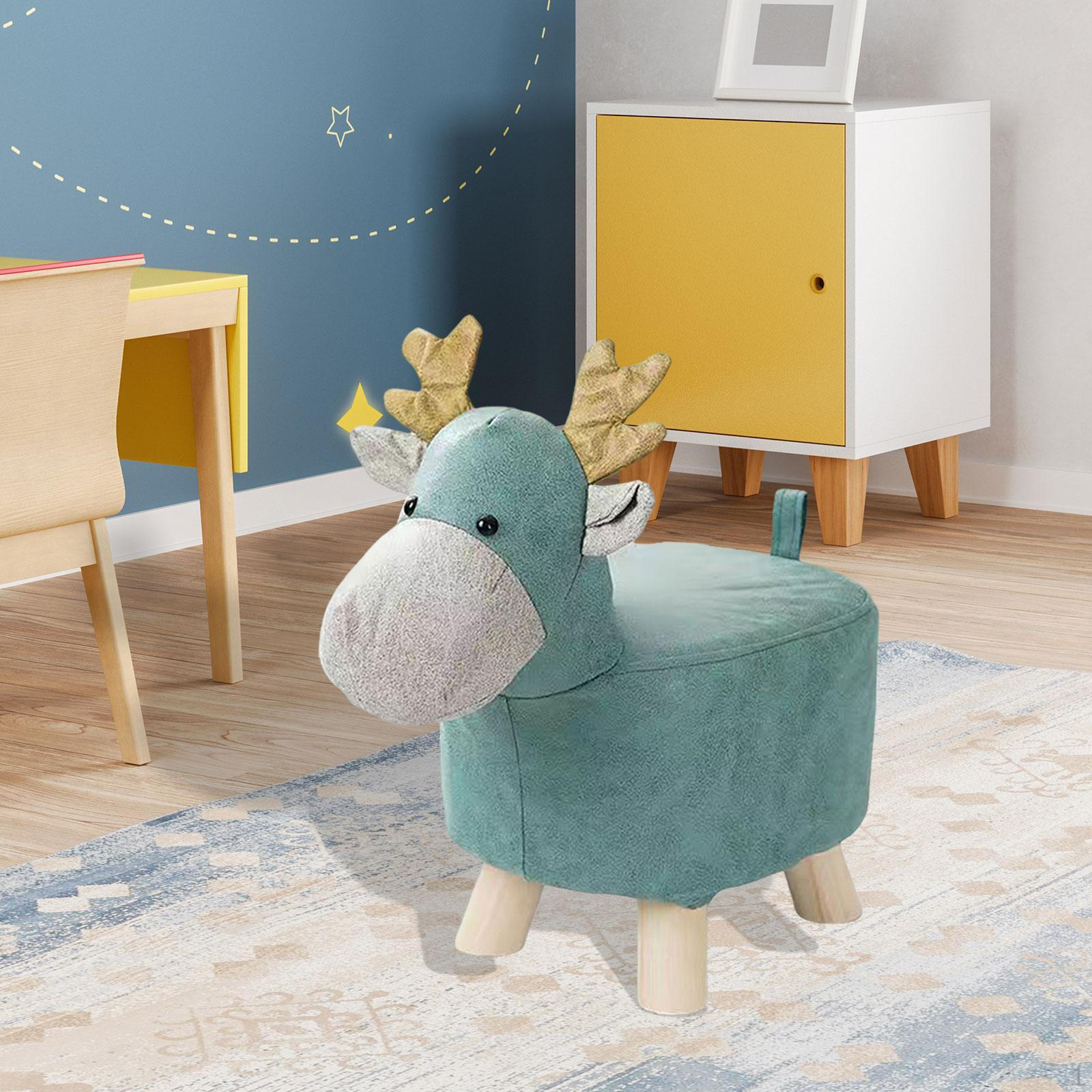 Животное Подставка для ног Подставка для ног Мультяшный Креативный Форма Пеленальный табурет Пуф Кресло для Deer 2159₽