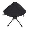 Folding Camping Stool 360 Degree Rotating Lightweight Triangular Portable Outdoor Small Chair for Hiking Fishing BBQ