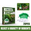 20Pcs Home Outdoor Garden Repels Mice Rats Squirrels Bats Non Toxic Long Lasting Protection Ultra Strength Rodent Repellent Ball