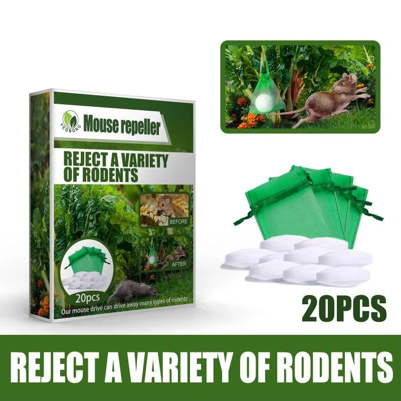 20Pcs Home Outdoor Garden Repels Mice Rats Squirrels Bats Non Toxic Long Lasting Protection Ultra Strength Rodent Repellent Ball
