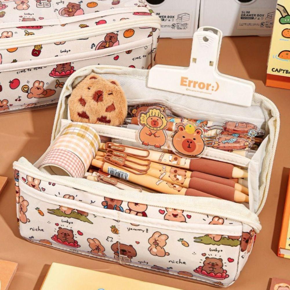 

Милый дизайн Capybara пенал сумка INS пенал креативный канцелярский сумка школа