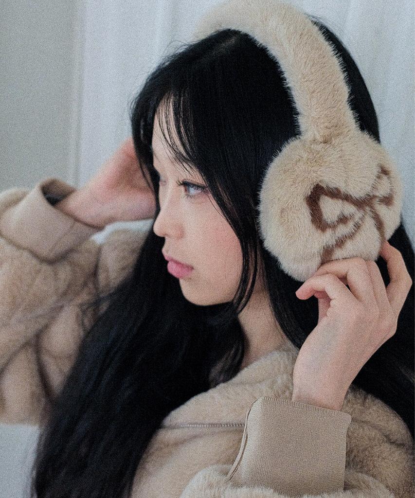 KOOLKITTEN Ribbon Detail Plush Earmuffs 4Colors