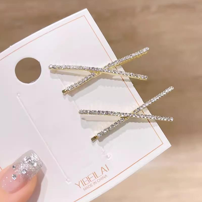 Jennie Rhinestone Hairpin - Side Clip Hair Accessory for Girls