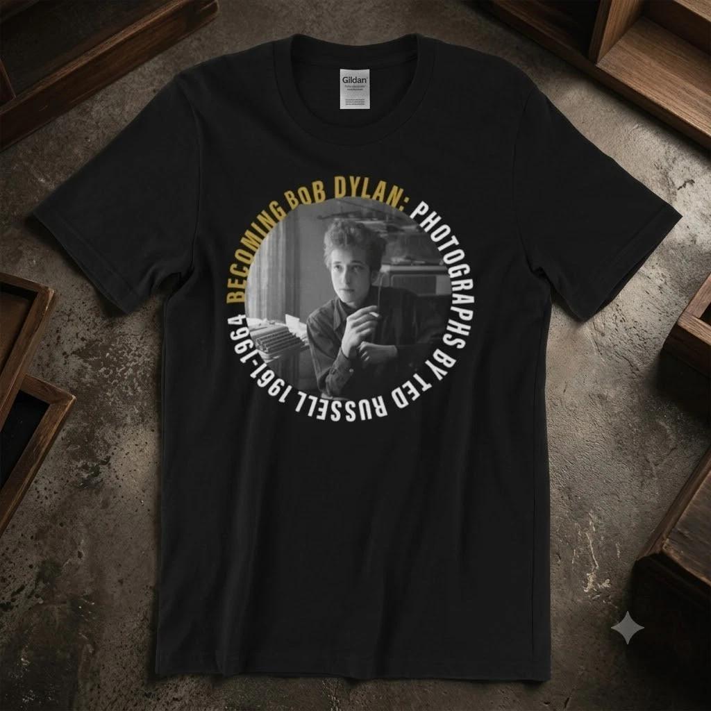 Becoming Bob Dylan Shirt Vintage Folk Rock Music Legend Graphic T-Shirt