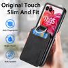 For Motorola Razr 60 Ultra 50 40 Case Shell Leather Card Slot Stand Matte Shockproof Hard PC Ring Holder 2pcs Folding Phone Cover