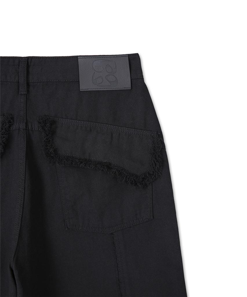 9999ARCHIVE [9999Xhoodie Jinho] Cut-Out Vintage Bermuda Pants