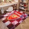 Arsenal F.C Print Rug, Washable Floor Carpet, For Entryway Dorm Laundry Room Office Study, Home Decor Birthday Christmas Gift