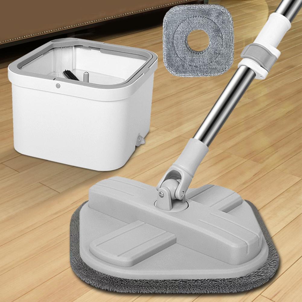 Household Cleaning Mop Water Separation 360 Rotating Hand-Free Lazy Squeeze Mop with Bucket Sewage Separation Mop Flat Plate Mop