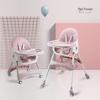 Adjustable Soft Baby High Chair with Detachable Seat