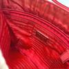 Prada B8725 Logo Tote Bag, Shoulder Bag, Triangle Plate Hand Bag Nylon Red