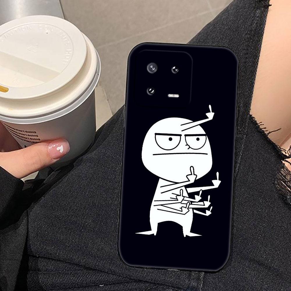 Cartoon Cute Funny Man Cover Phone Case For Xiaomi 15 15T 14 14T 13 12T 11 11T POCO F8 F7 F6 F5 X7 X5 M6 M7 PRO Ultra DIY Case