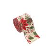 Xmas Gift Wrap Ribbon Tree Printed Bouquet Ribbon Hand Knitting Gift Box Packing Strap  Party Decor
